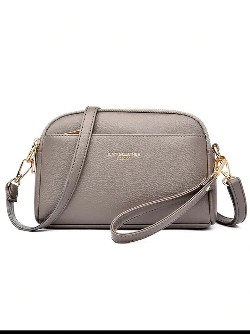 Taupe handbag